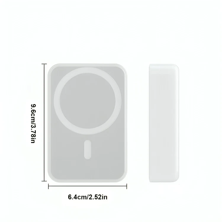 Fast Magnetic Power Bank Wireless Charger 5000 mAh for IPhone 17 Pro Max, 16, 15, 14, 13, 12, 11, 10 Pro Max, Android Universal - Image 11