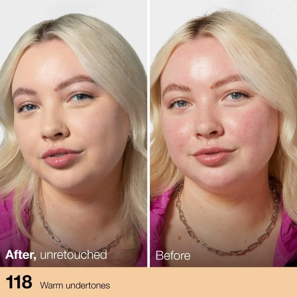 Maybelline New York Fit Me Matte + Poreless Foundation – Lightweight Medium Coverage, Blendable Natural Matte Finish for Normal to Oily Skin - Image 3