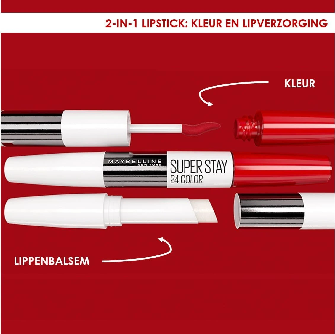 MAYBELLINE - SuperStay 24H Lipstick - Long lasting Glossy Lipstick - 10 ml, Maybelline Jade Superstay 24 H Colour Lipstick, Maybelline Superstay 24 Hour Lipstick, Soft Taupe, 9 ml, Gemey Maybelline Superstay 24 H Lipstick 340 Absolute - Image 2