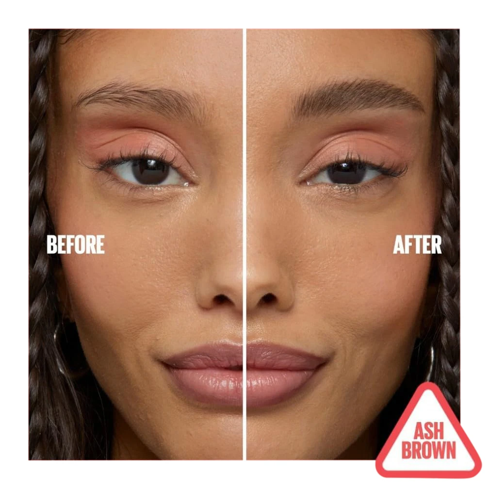 MAYBELLINE New York 2-in-1 Eyebrow Pencil with Gel for Full and Defined Eyebrows, No Smudging, Up to 24 Hours Hold, Vegan Formula, Build-A-Brow, No. 259 Ash Brown - Image 3