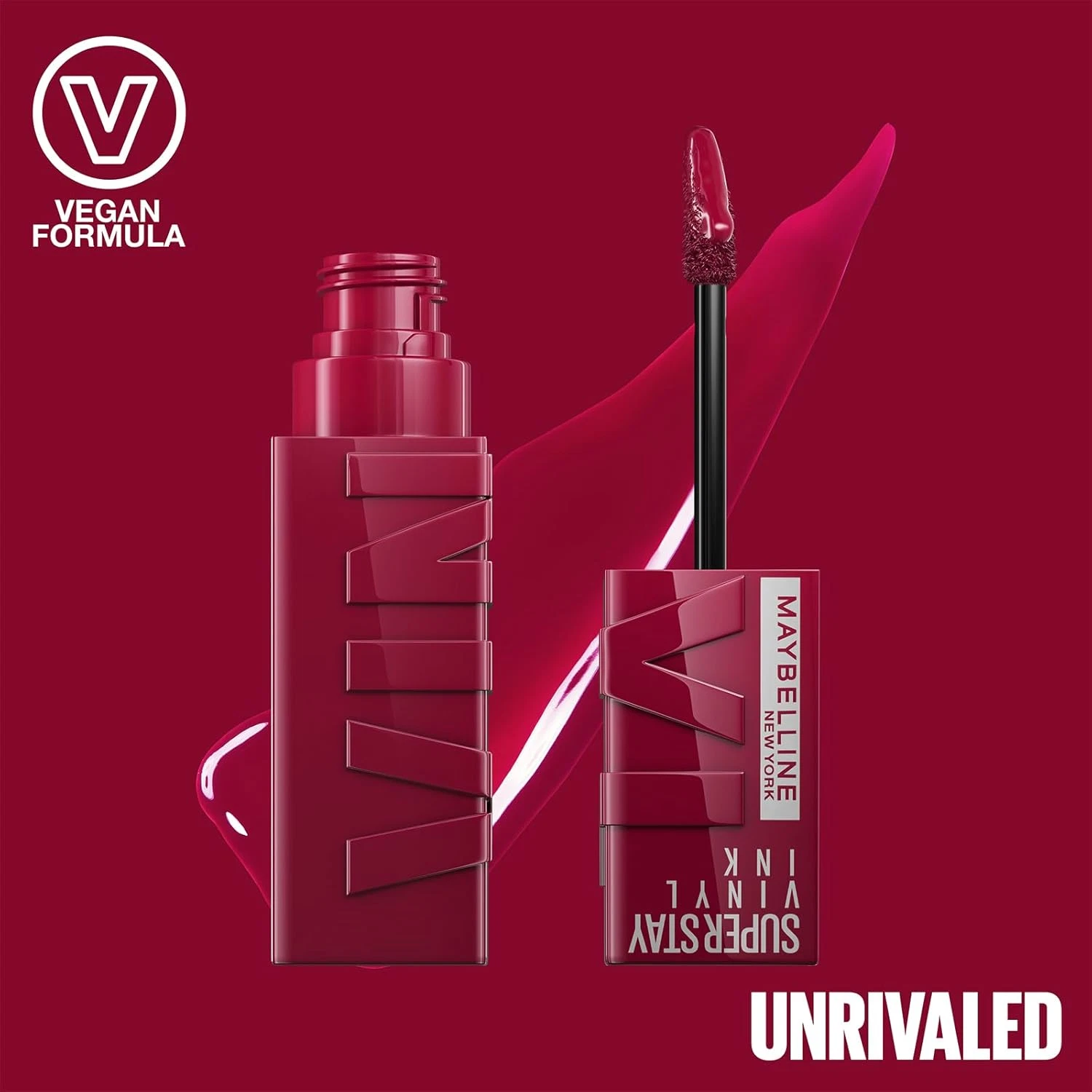 Maybelline New York Super Stay Vinyl Ink Liquid Lip Colour, 16HR Long-Lasting, Ultra-Pigmented, Smudge & Transfer-Proof, High Shine Finish, Vegan Formula for Comfortable Wear - Image 8