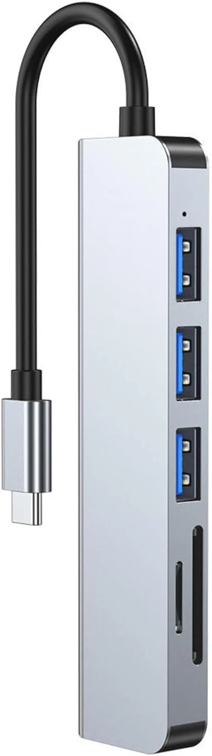 WholeSale for TEKVO 6-in-1 USB C Hub Docking Station | Type-C to HDTV 4K Adapter, USB 3.0, USB 2.0, PD Charging, SD/TF Card Reader | Compatible with MacBook, Lenovo, Chromebook, ASUS, Dell, HP, More - Image 3