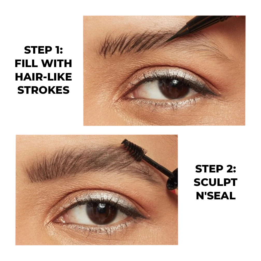 MAYBELLINE New York 2-in-1 Eyebrow Pencil with Gel for Full and Defined Eyebrows, No Smudging, Up to 24 Hours Hold, Vegan Formula, Build-A-Brow, No. 259 Ash Brown - Image 4