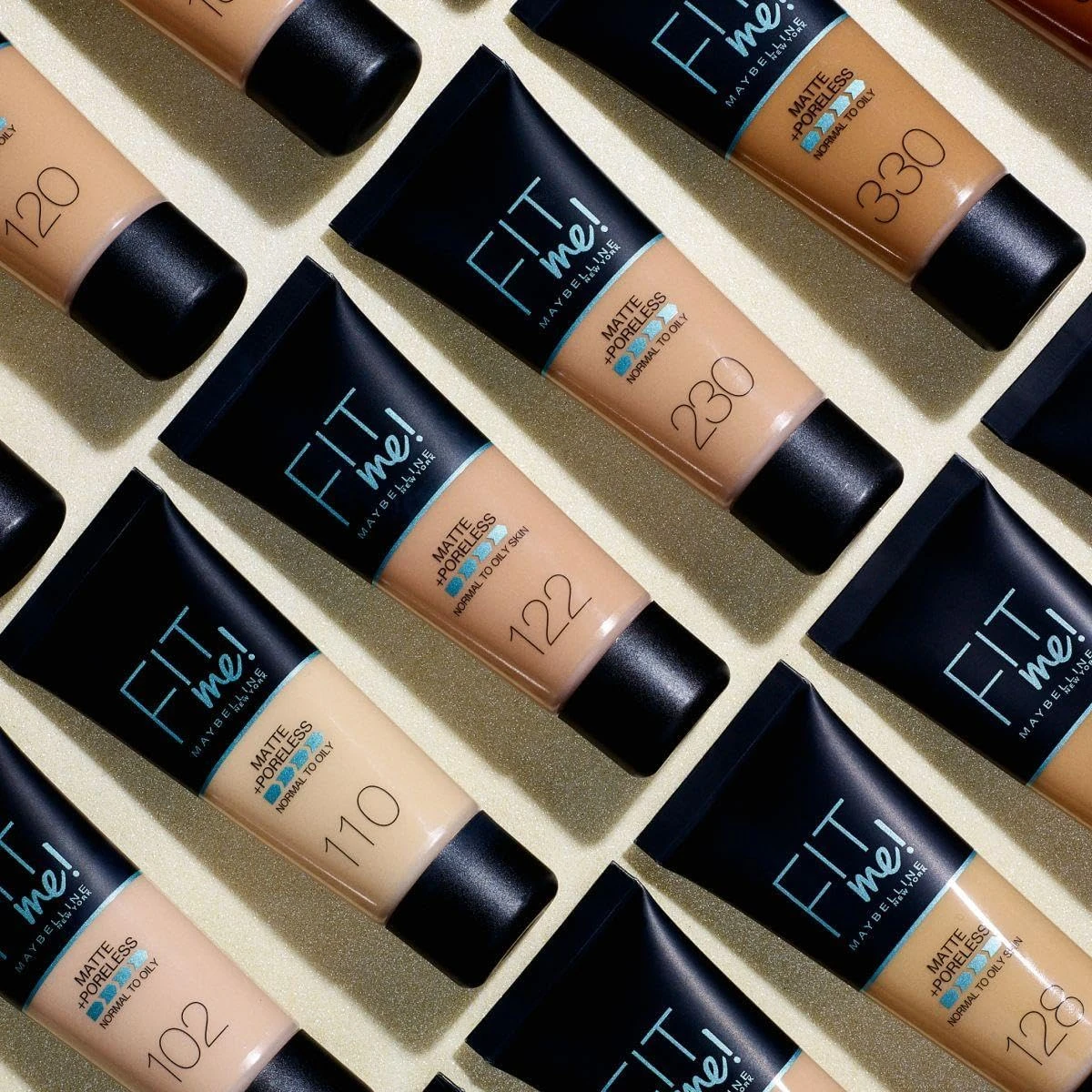 Maybelline New York Fit Me Matte + Poreless Foundation – Lightweight Medium Coverage, Blendable Natural Matte Finish for Normal to Oily Skin - Image 8