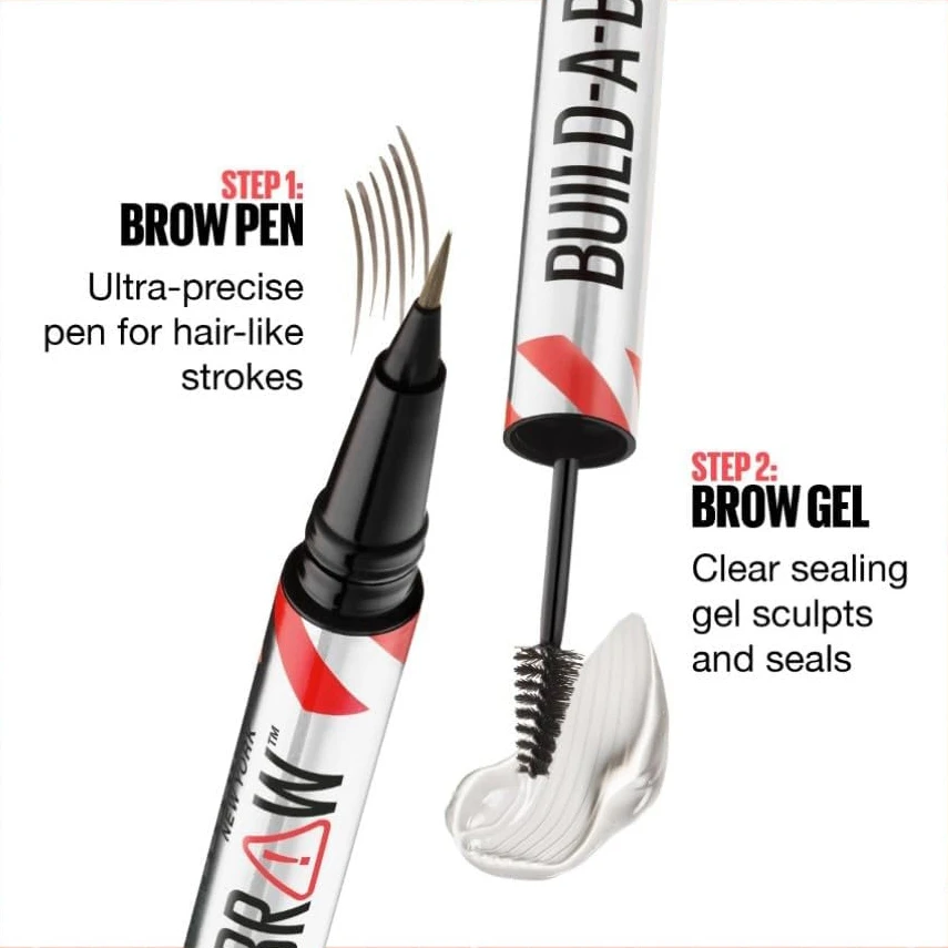 MAYBELLINE New York 2-in-1 Eyebrow Pencil with Gel for Full and Defined Eyebrows, No Smudging, Up to 24 Hours Hold, Vegan Formula, Build-A-Brow, No. 259 Ash Brown - Image 5