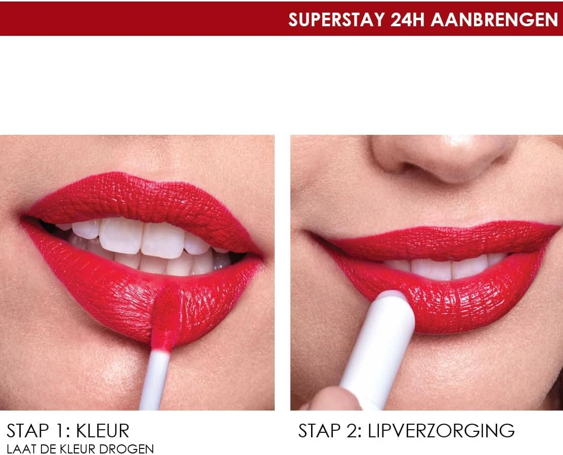 MAYBELLINE - SuperStay 24H Lipstick - Long lasting Glossy Lipstick - 10 ml, Maybelline Jade Superstay 24 H Colour Lipstick, Maybelline Superstay 24 Hour Lipstick, Soft Taupe, 9 ml, Gemey Maybelline Superstay 24 H Lipstick 340 Absolute - Image 8