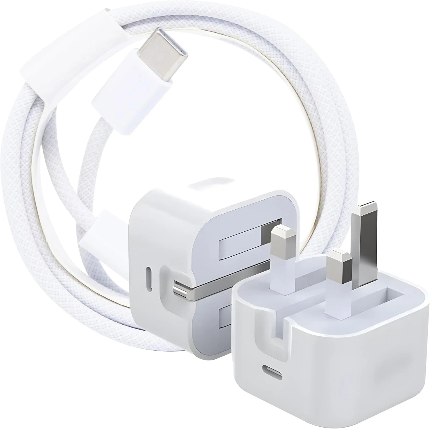 TEKVO 20W USB C Fast Charger Plug with 1M USB C Cable for iPhone 17 Pro Max, 16, 15, 14, 13, 12, 11, 10 Pro Max iPad Pro Air Mini, AirPods, Apple Watch, Samsung, Pixel, Android Devices - Power Adapter Wall Charger Set | Wholesale - Image 9