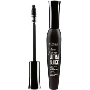 Bourjois Volume Glamour Volumizing and Lengthening Mascara 61 Ultra Black, Volumizing Mascara 6 Noir Ebene, Max Black, Noir Max Black, Noir Waterproof Black, 12ml
