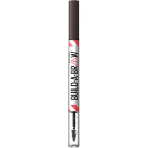 MAYBELLINE New York 2-in-1 Eyebrow Pencil with Gel for Full and Defined Eyebrows, No Smudging, Up to 24 Hours Hold, Vegan Formula, Build-A-Brow, No. 259 Ash Brown