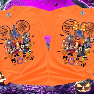 Orange family matching Halloween T-Shirt 2026 for adults and kids