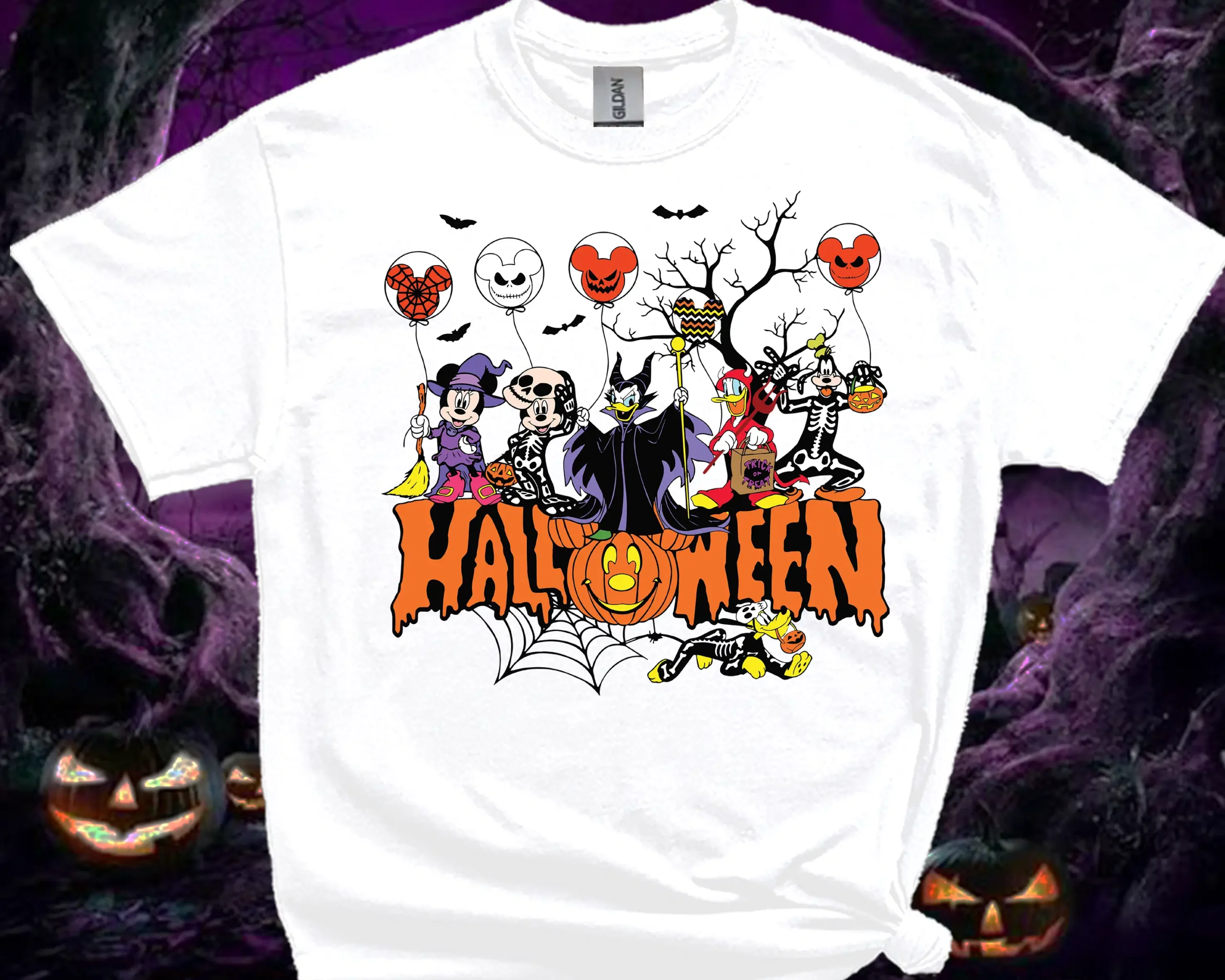 White Personalised Halloween 2026 Family Matching T-Shirt