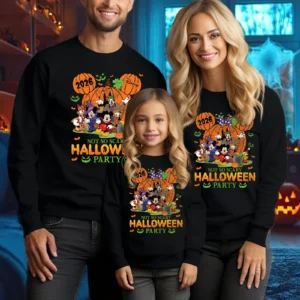 Family Matching Halloween Sweatshirt 2026 for Mum Dad and Kids