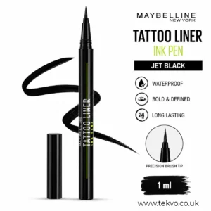 Maybelline Jet Black Waterproof Eyeliner Pen 1ml